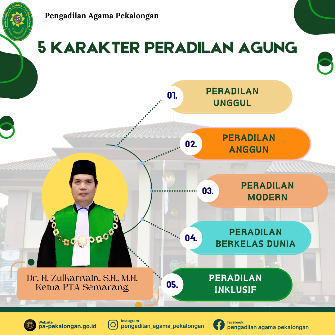 5 KARAKTER PERADILAN AGUNG
