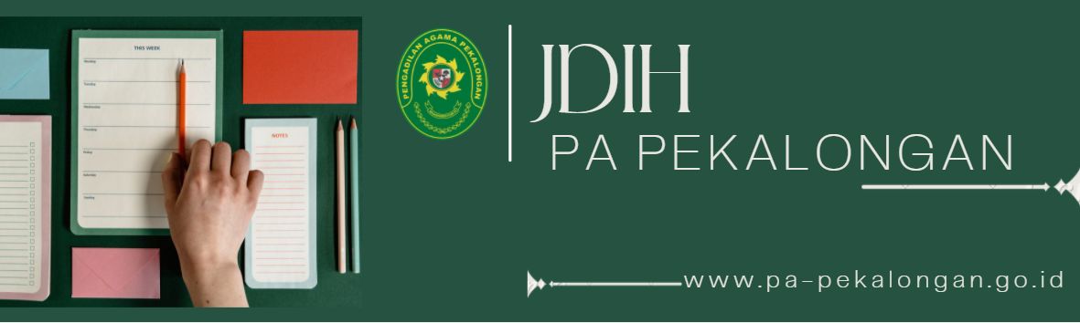 JDIH Pengadilan Agama Pekalongan