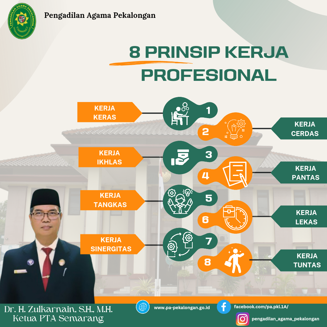 8 PRINSIP KERJA PROFESIONAL